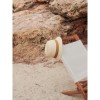 Strohoedje - Balder bucket hat nature/golden caramel mix 